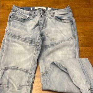 Revolution Blue Relaxed Jeans with Vintage Faded Look